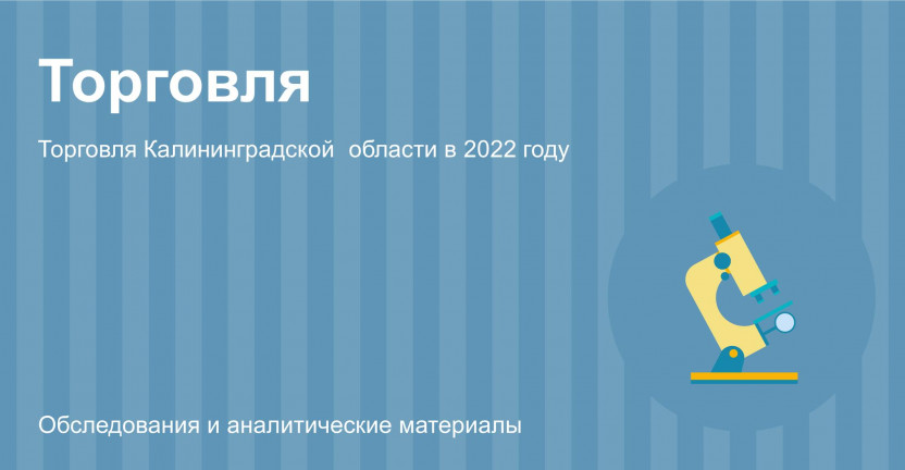 Торговля Калининградской  области в 2022 году